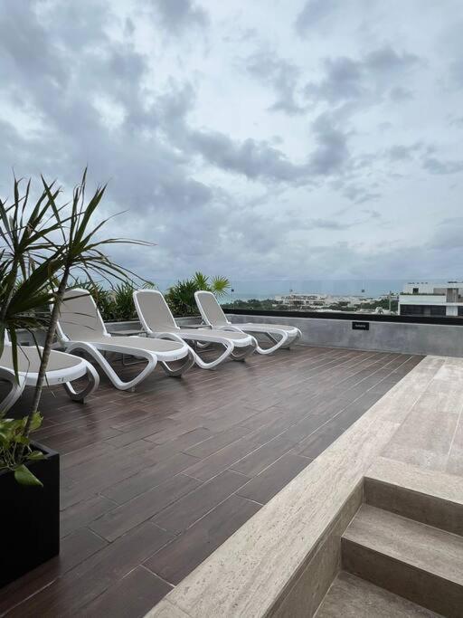 Big, Modern And Beautiful Beach Apartament 1Br Ocean View Playa del Carmen Dış mekan fotoğraf